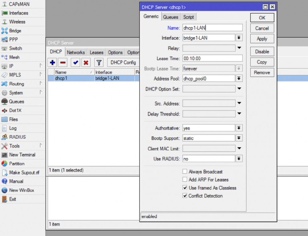 Mikrotik l2tp client